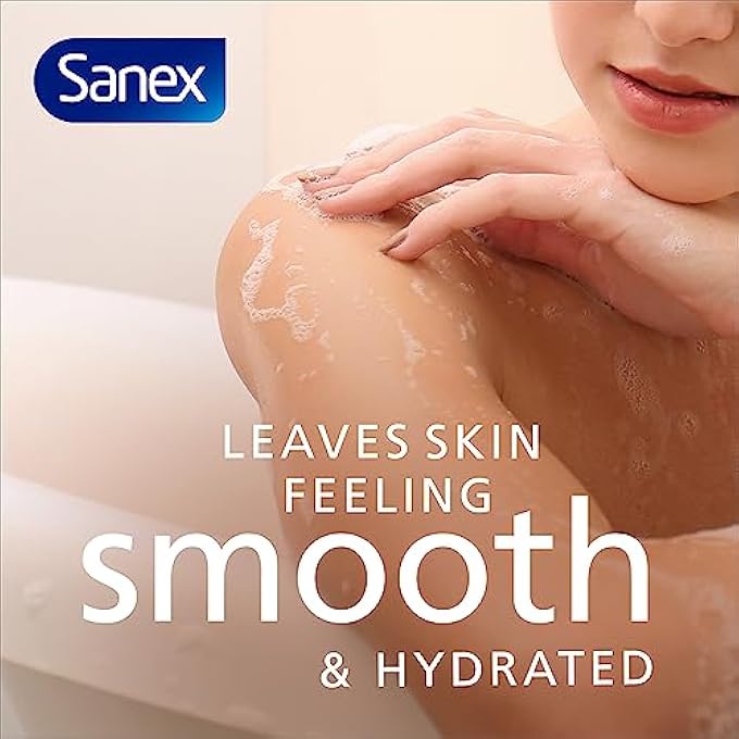 سانيكس Sanex Expert Skin Health Moisturising Bath Soak 450 مل عبوة 6 مل - نقع للاستحمام للرجال والنساء - رغوة الاستحمام - تركيبة بريبيوتيك متقدمة - بشرة ناعمة ومرطبة - تدعم البكتيريا الجيدة للبشرة - Image 3